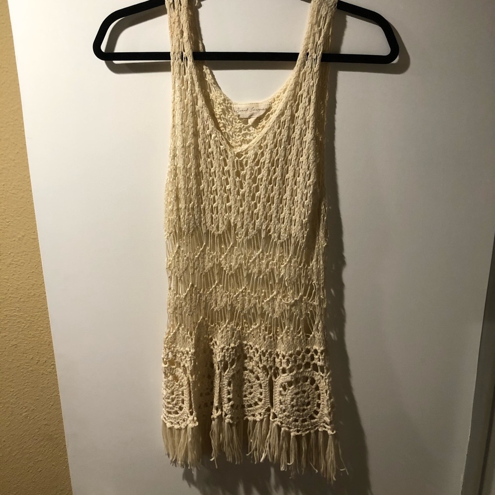 Macrame shirt/coverup